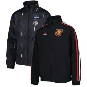 Adidas Manchester United Reversible Anthem Jacket HT1997 Men’s Size S NWT $110